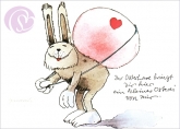 Postkarte Der Osterhase