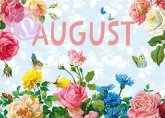 8/ Postkarte August