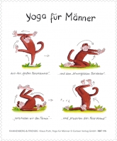 Brillenputztuch Yoga für Männer