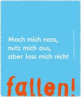 Brillenputztuch Mach mich nass