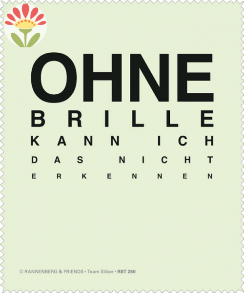 Brillenputztuch Ohne Brille