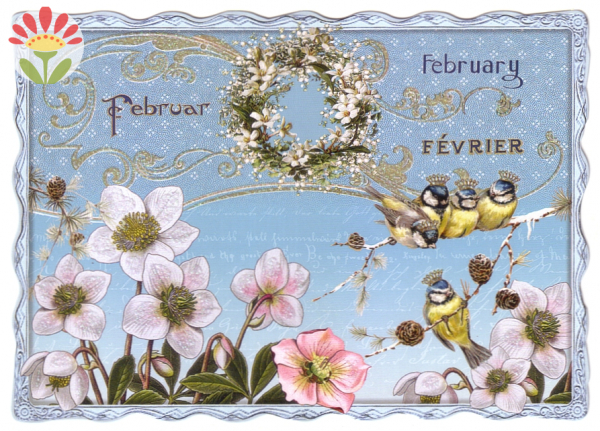 2/ Postkarte Februar