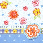 Postkarte Happy Birthday