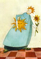 Klappkarte Sonnenblume