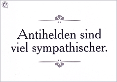 Postkarte Antihelden