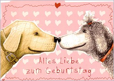 Postkarte Alles Liebe