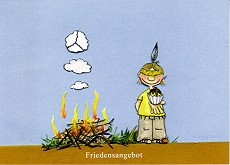 Postkarte Friedensangebot