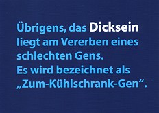 Postkarte Zum-Kühlschrank-Gen