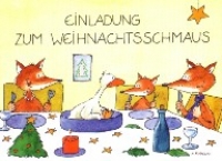 Weihnachtspostkarte Weihnachtsschmaus