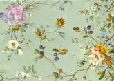 Kilburn, William - Postkarte Marble end paper, Blumen und Beeren
