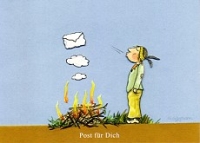 Postkarte Post für Dich